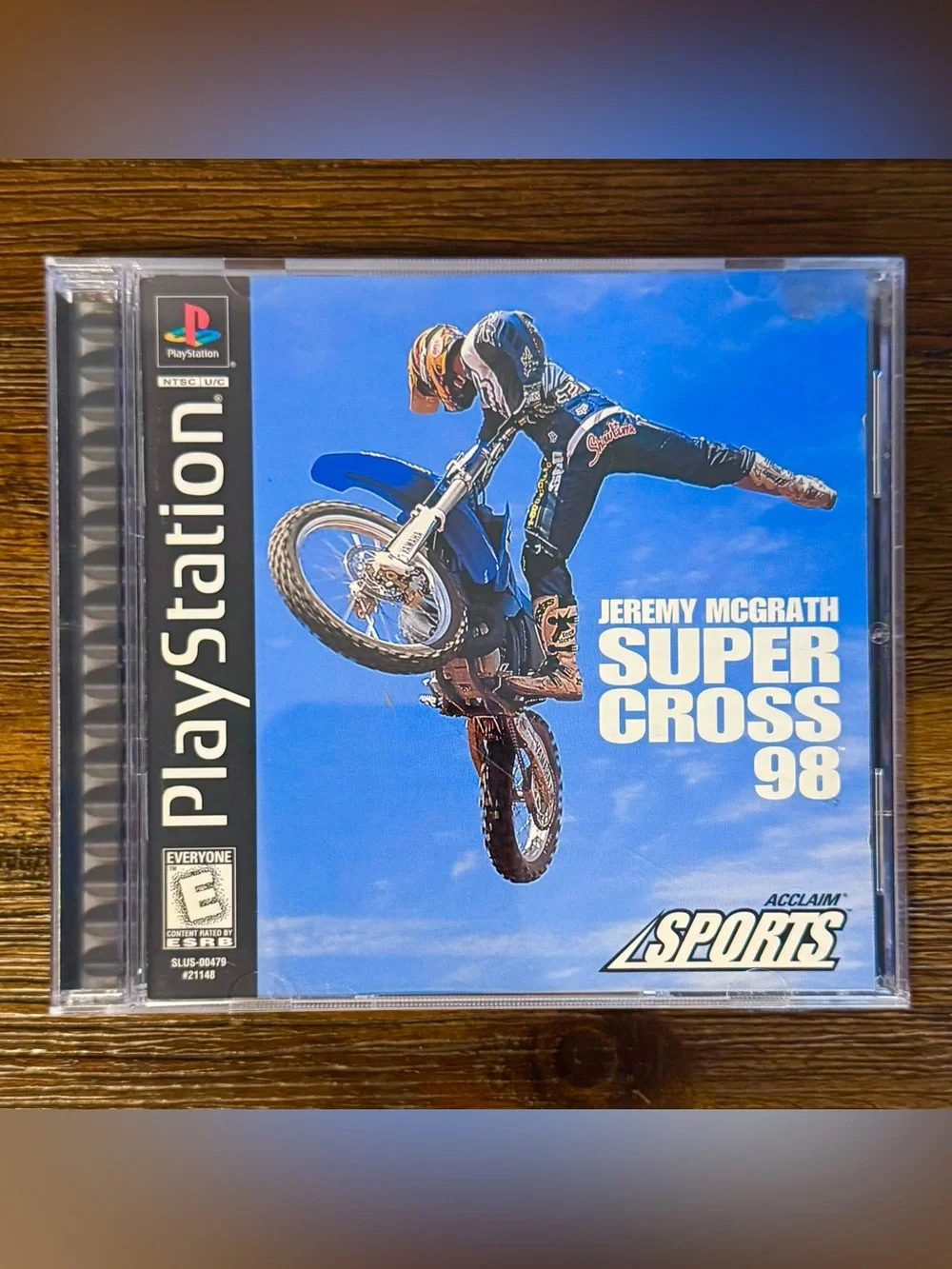 Jeremy McGrath Supercross 98 Sony PlayStation PS1 CIB Tested Moto GOAT Racing
